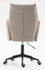 HR280K Scaun Latte Boucle cu Bază Neagră
