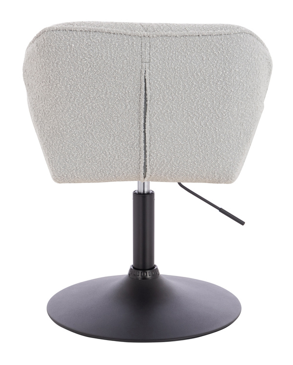 HR111N Scaun Gri Boucle cu Bază Neagră
