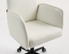 HR280K Scaun Crem Boucle cu Bază Neagră