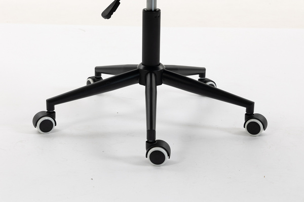 HR250K Scaun Crem Boucle Bază Neagră