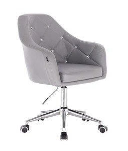 HR830K Scaun Gri de Piele