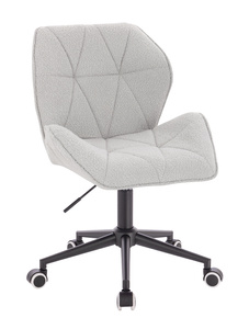 HR212K Scaun Gri Boucle cu Bază Neagră