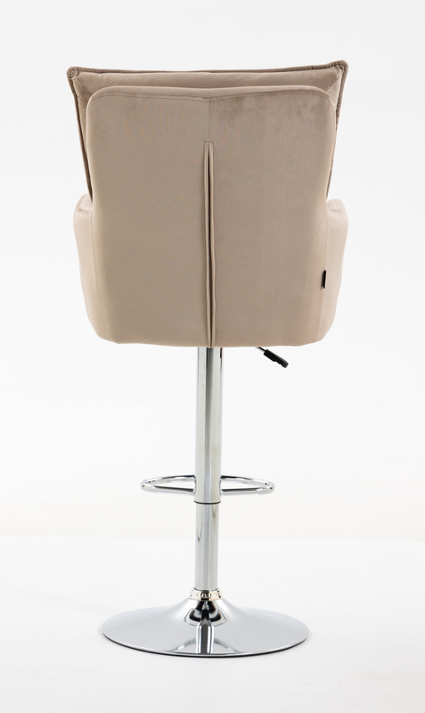 HR250W Scaun Catifea Latte Bază Cromata