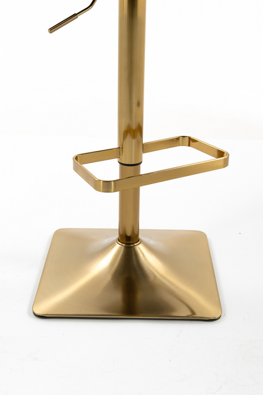 HR250KW Scaun Catifea Latte Bază Aurie