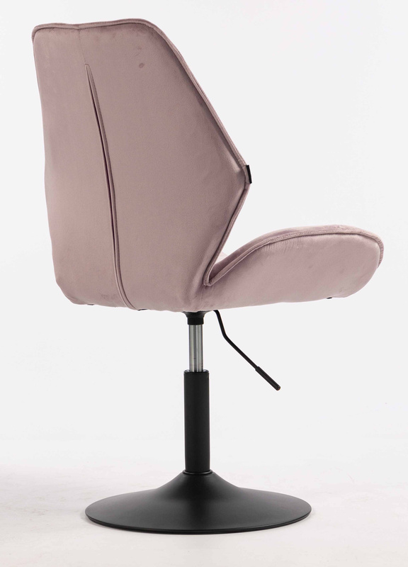 HR350N Scaun Mov din Catifea Bază Neagră