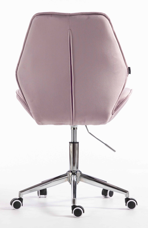 HR350K Scaun Mov din Catifea Bază Cromata