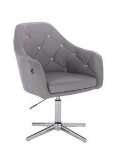 HR830CROSS Scaun Gri de Piele