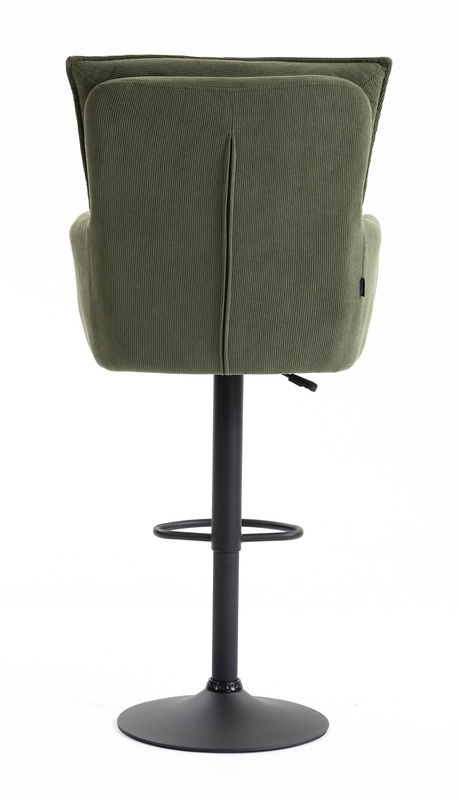 HR250W Scaun Zsályazöld Prémium Kordbársony Bază Neagră