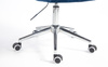 HR2055K Scaun Bleumarin din Catifea cu Bază Cromata