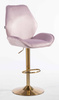 HR350W Scaun Mov din Catifea Bază Aurie