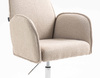 HR280N Scaun Latte Boucle cu Bază Cromata