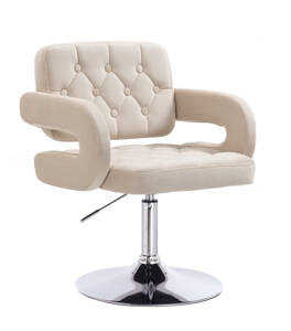 HR8403N Scaun Crem Catifea