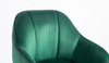 HR2055KW Scaun Verde din Catifea cu Bază Aurie