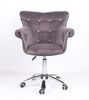 HR804CK Scaun Grafit din Catifea