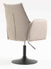 HR280N Scaun Latte Boucle cu Bază Neagră