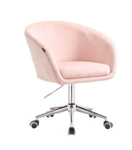 HR8326K Scaun Roz Catifea