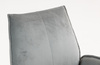 HR280K Scaun Gray din Catifea cu Bază Aurie