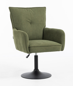 HR250N Scaun Zsályazöld Prémium Kordbársony Bază Neagră