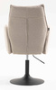 HR280N Scaun Latte Boucle cu Bază Neagră