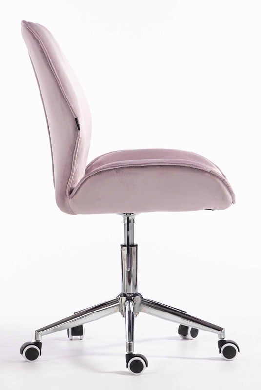 HR350K Scaun Mov din Catifea Bază Cromata