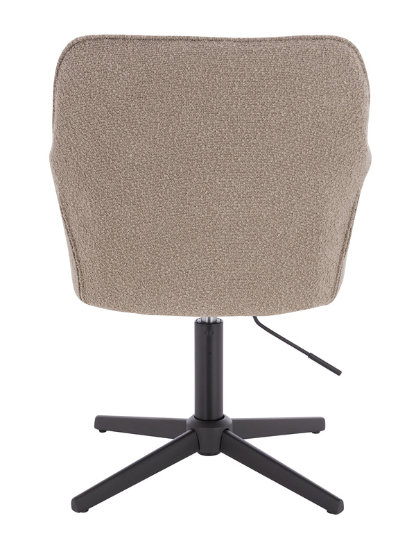 HR550CROSS Scaun Latte Boucle cu Bază Neagră