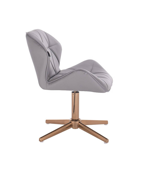 HC111CROSS Scaun Gri Bază Aurie