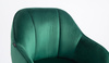 HR2055W Scaun Verde din Catifea cu Bază Aurie