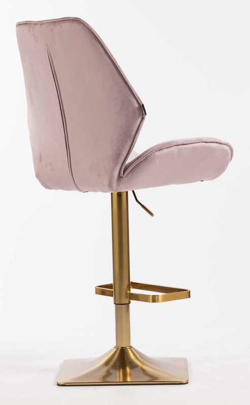 HR350KW Scaun Mov din Catifea Bază Aurie