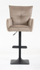 HR250KW Scaun Catifea Latte Bază Neagră