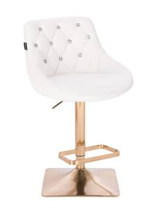 HC931KW Scaun Alb cu Bază Aurie