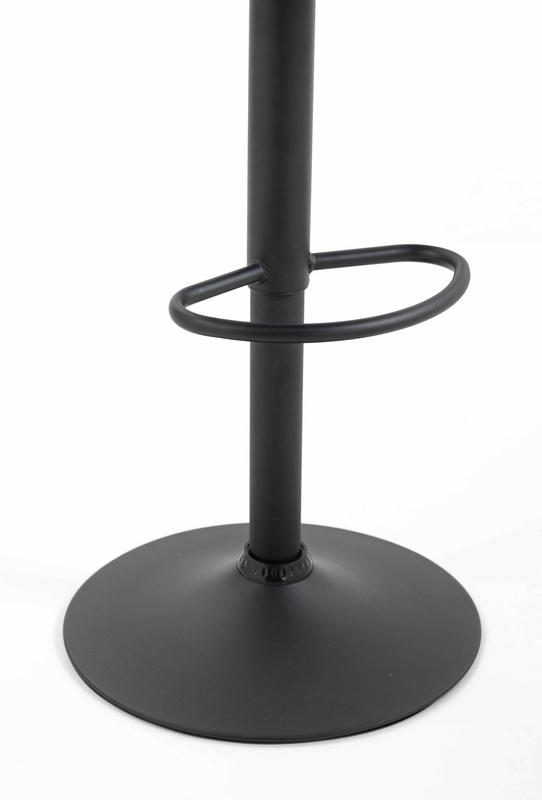 HR250W Scaun Catifea Neagră Bază Neagră