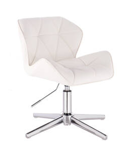 Scaun de birou HC111CROSS Alb