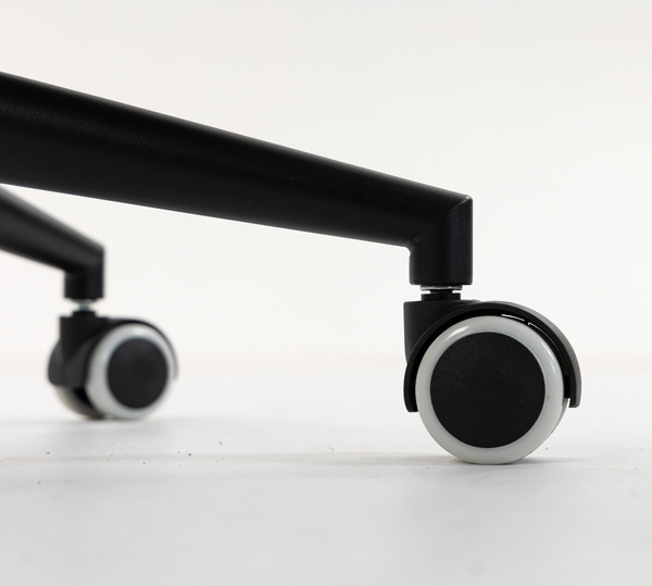 HR250K Scaun Crem Boucle Bază Neagră