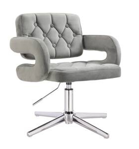 HR8403CROSS Scaun Gray Catifea