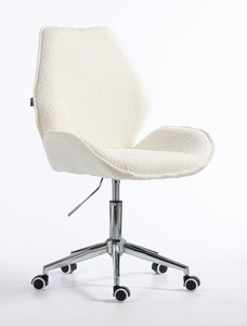 HR350K Scaun Boucle din Catifea Bază Cromata