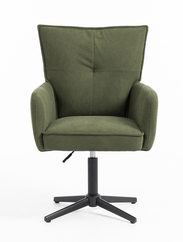 HR250CROSS Scaun Zsályazöld Prémium Kordbársony Bază Neagră