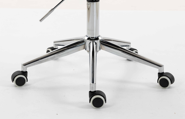 HR8404K Scaun Crem Boucle cu Bază Cromata