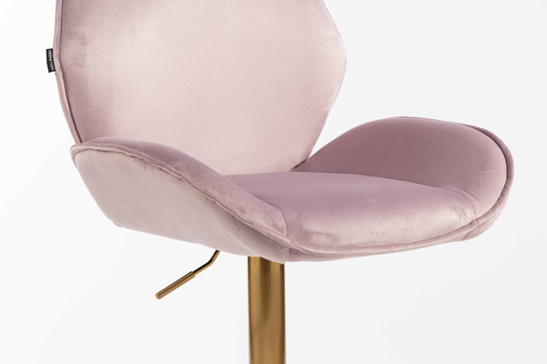 HR350KW Scaun Mov din Catifea Bază Aurie