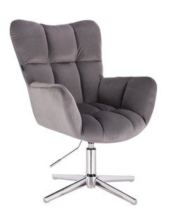 HR650CROSS Grafit Catifea Scaun