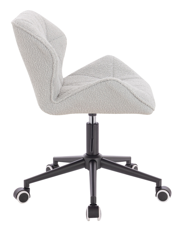 HR111K Scaun Gri Boucle cu Bază Neagră