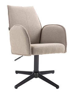 HR280CROSS Scaun Latte Boucle cu Bază Neagră