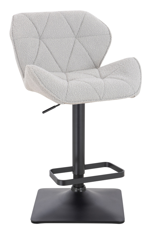 HR111KW Scaun Gri Boucle cu Bază Neagră