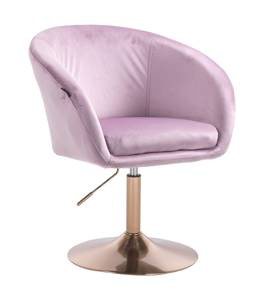 HR8326N Scaun Mov Catifea cu Bază Aurie