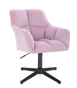HR550CROSS Scaun Mov Catifea cu Bază Neagră