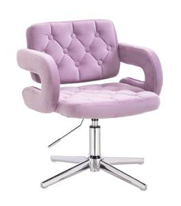 HR8403CROSS Scaun Mov Catifea