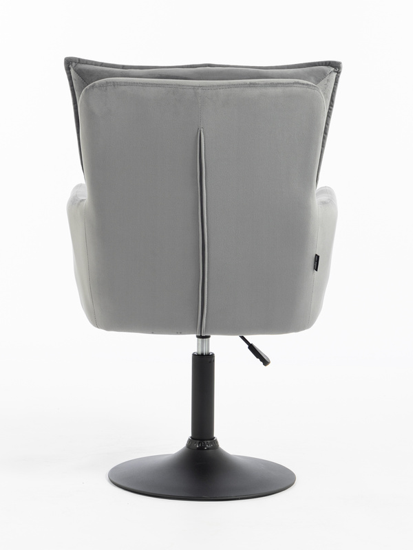HR250N Scaun Catifea Grafit Bază Neagră