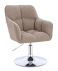 HR550N Scaun Latte Boucle cu Bază Cromata