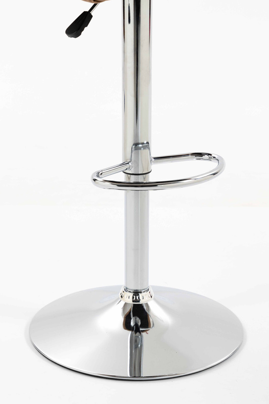 HR250W Scaun Piele Ecologică Premium Soft Culoare Caramel Bază Cromata