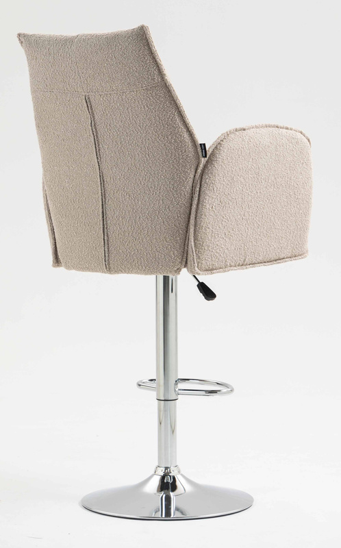 HR280W Scaun Latte Boucle cu Bază Cromata