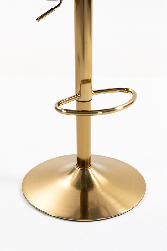 HR250W Scaun Catifea Grafit Bază Aurie